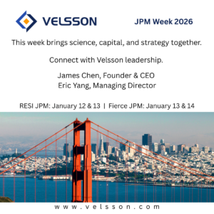 Meet Velsson Leadership at JPM Week 2026 in San Francisco.